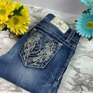 Miss Me Embellished Easy Skinny Jeans